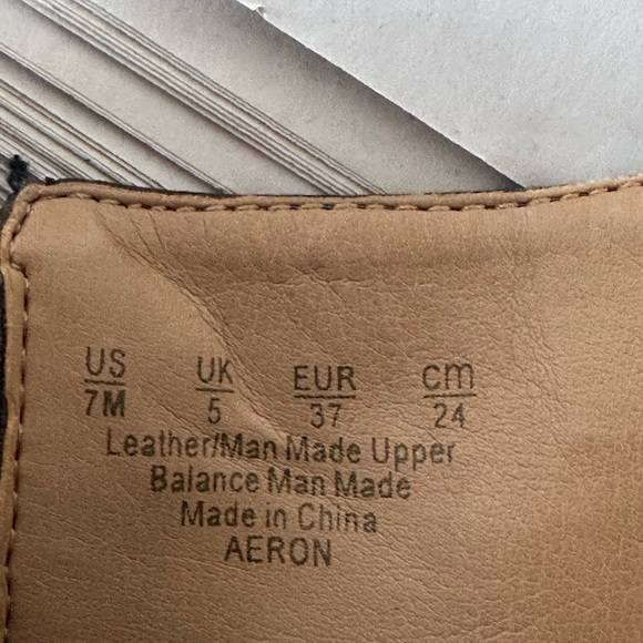 Franco Sarto brown Ankle zippered leather suede boots with 2 1/2 inch heel - Picture 6 of 10